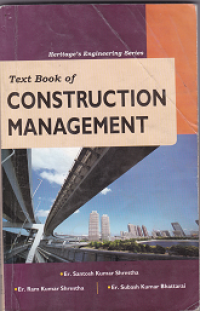 Image of Textbook of construction management